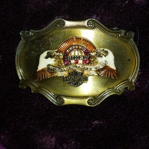 Vintage 1978 harley davidson belt bucket